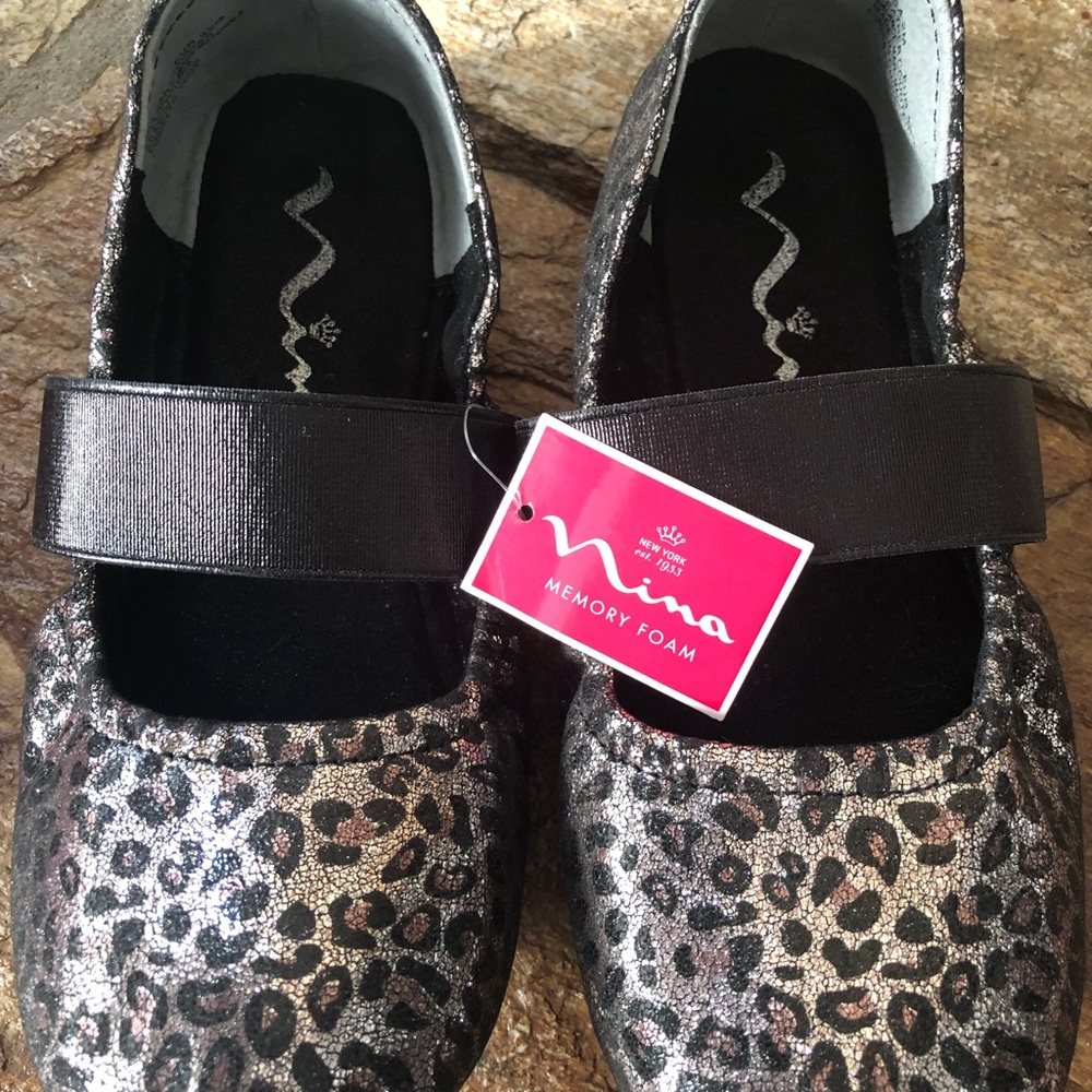 Nina girls ballet flats casual shoes girl size2